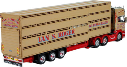 SCANIA R Topline 4x2 avec remorque bétaillère 3 essieux – Image 3