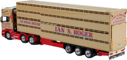 SCANIA R Topline 4x2 avec remorque bétaillère 3 essieux – Image 4