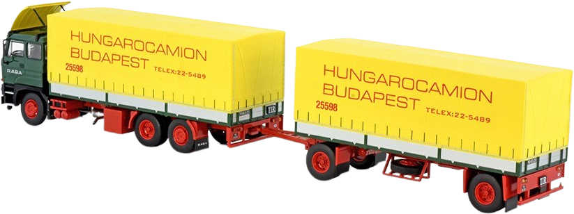 Miniature DAF XG+ L.Sz. 4X2 avec remorque 3 Essieux HERPA Noël 2023