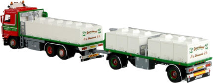SCANIA Serie 3 6x2 porteur avec remorque pour transport de poissons – Image 4