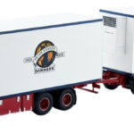 SCANIA Serie 2 6x2 porteur frigo avec remorque frigo 2 essieux