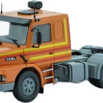 SCANIA T142 Torpedo 6x4, orange