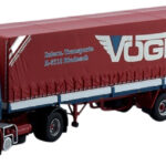 VOLVO F12 Globetrotter 4x2 avec remorque bachée 3 essieux