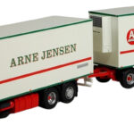VOLVO F12 6x2 porteur frigo avec remorque 2 essieux