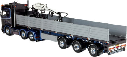 SCANIA R Highline 6x2 avec remorque à pierre 3 essieux – Image 4