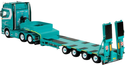 SCANIA S Highline CS20H 6x4 avec remorque porte-engins 4 essieux – Image 4