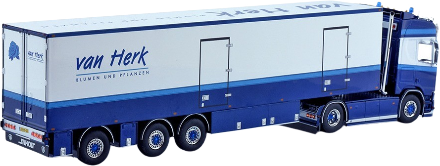 Camion avec remorque frigorifique 3 essieux ZENTIS – SCANIA CR 20 ND