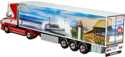 SCANIA T4 Torpedo Topline 4x2 avec remorque frigo 3 essieux – Image 4