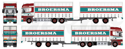 SCANIA R Topline 6x2 porteur et remorque bachée – Image 5