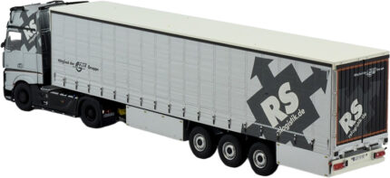 MERCEDES Actros 4x2 avec remorque bachée 3 essieux – Image 4