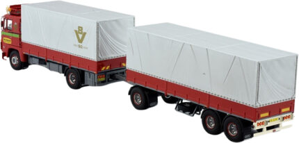 SCANIA 140 4x2 combiné porteur et remorque bahée – Image 4
