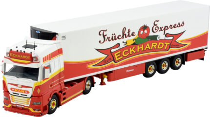 MAN TGX GX 4x2 avec remorque frigo 3 essieux