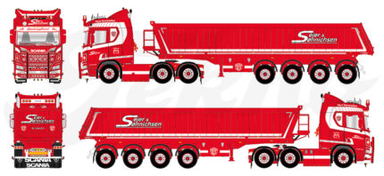 SCANIA R Topline 6x4 avec benne 4 essieux – Image 5