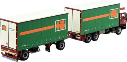 DAF 2800 TopSleeper 6x2 combiné porteur et remorque baché – Image 3