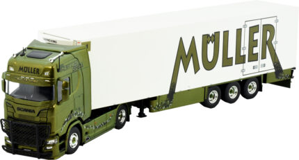 SCANIA S Highline 4x2 avec remorque frigo 3 essieux