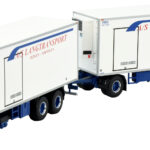 VOLVO F12 6x2 combiné porteur et remorque frigo