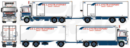 VOLVO F12 6x2 combiné porteur et remorque frigo – Image 5