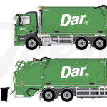 DAF CF 6x2 poubelle