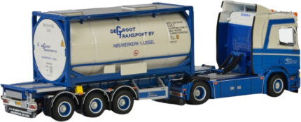 SCANIA R Nornal CR20N 4x2 avec remorque porte-container et container citerne 20 pieds – Image 3