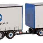 DAF XF Super Space Cab 6x2 combiné porteur et remorque bachée