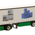 DAF XG 4x2 avec remorque bachée 3 essieux