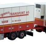 VOLVO F12 Globetrotter 6x2 porteur frigo avec remorque 1+2 essieux