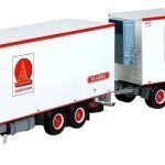 SCANIA 140 6x4 porteur avec remorque 2 essieux frigo