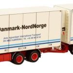SCANIA 143 6x2 Combiné porteur avec remorque frigo