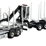SCANIA R Topline 6x2 porteur et remorque forestier