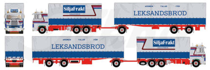 SCANIA 141 6x2 combiné porteur et remorque bachée – Image 5