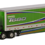 KENWORTH T680 6x4 avec remorque tolée 2 essieux