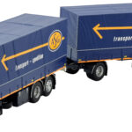 VOLVO FH12 Globetrotter 6x2 combiné porteur et remorque bachée