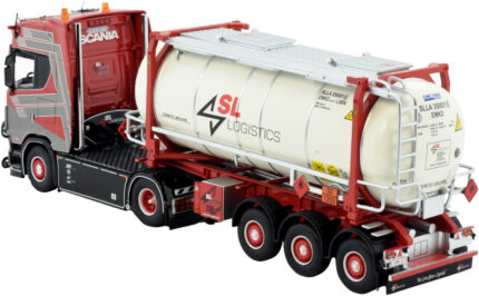SCANIA S Highline 4x2 avec porte-container et container citerne 20 pieds – Image 3
