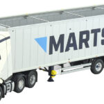 DAF XG+ 6x2 avec remorque fond mouvant 3 essieux