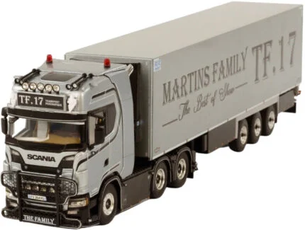 Miniature SCANIA R Streamline Topline 4X2 Avec Remorque 3 Essieux Frigorifique Thermoking Staf P11433