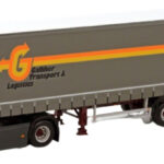 VOLVO FH5 Globetrotter 4x2 avec remorque baché 3 essieux