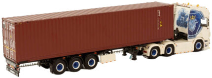 SCANIA R Highline 6x2 avec remorque porte-container et container 40 pieds – Image 2