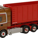 SCANIA R6 Topline 8x4 porteur ampliroll avec container 40m3