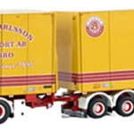 SCANIA S Highline 6x2 combiné suédois porteur et remorque tolée