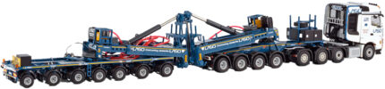 MERCEDES Arocs MP4 SLT BigSpace 8x4 avec remorque porte-engins 4+7 essieux – Image 4