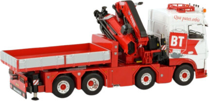 DAF XF SPACE Cab 8x2 plateau avec grue FASSI 1100 – Image 3