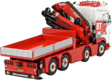 DAF XF SPACE Cab 8x2 plateau avec grue FASSI 1100 – Image 4