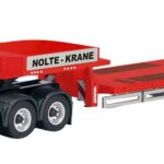 MAN TGX XLX 6x4 avec remorque porte-engins 6 essieux