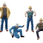 Personnages de Chantier 6 pièces