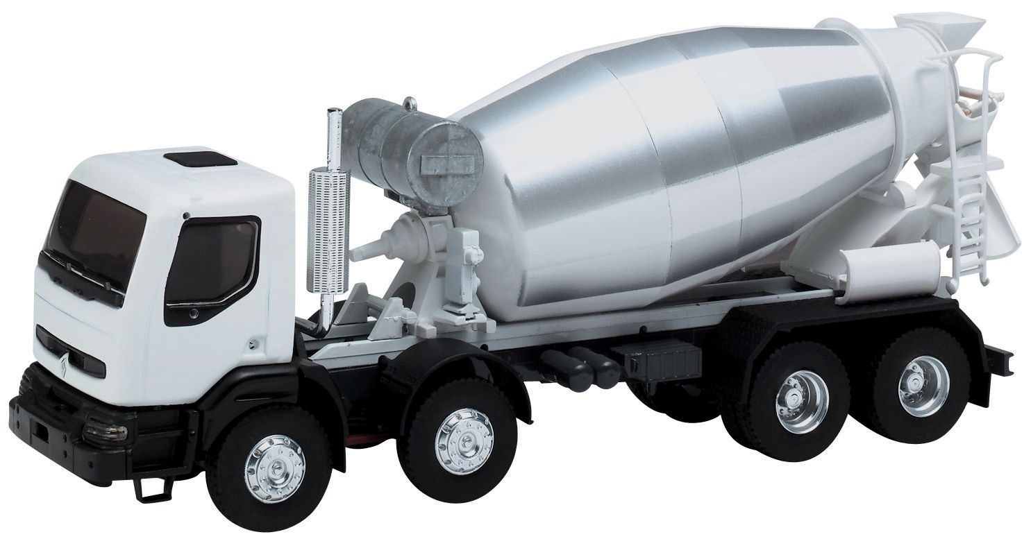 Renault Kerax Malaxeur Toupie Béton Lafarge 2008 Norev 1/43 Blanc Neuf