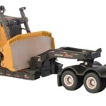 FREIGHTLINER 122SD 6x4 avec remorque porte-engins et bulldozer JOHN DEERE 1050K