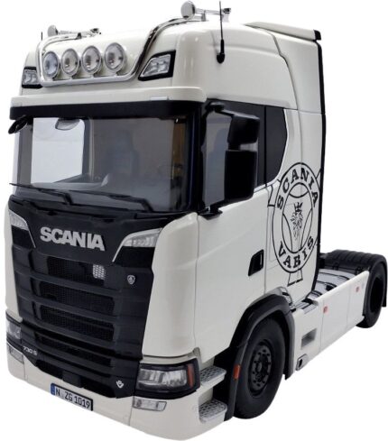 SCANIA S 730 V8 4x2, blanc lopgo VABIS