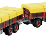 SCANIA 141 6x2 combiné porteur et plateau ridelles
