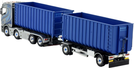 SCANIA S Highline 8x4 Combiné porteur et remorque ampliroll avec container – Image 4