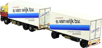 DAF 3600 6x2 combiné porteur avec remorque tolée – Image 4